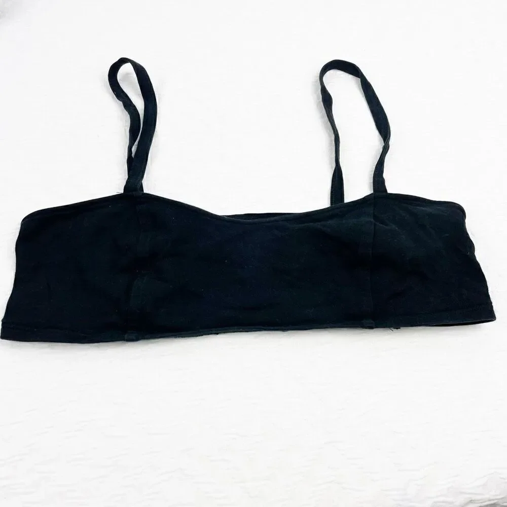 BUY 1 GET 1 FREE Express small cotton bralette cami brami bra black